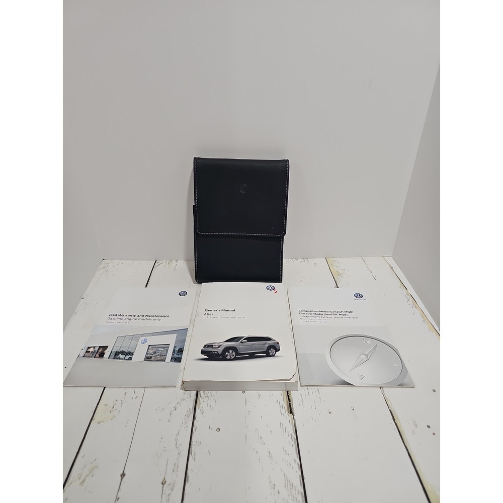 2019 Volkswagen Atlas Owners Manual Case Navigation Free Shipping Original Set